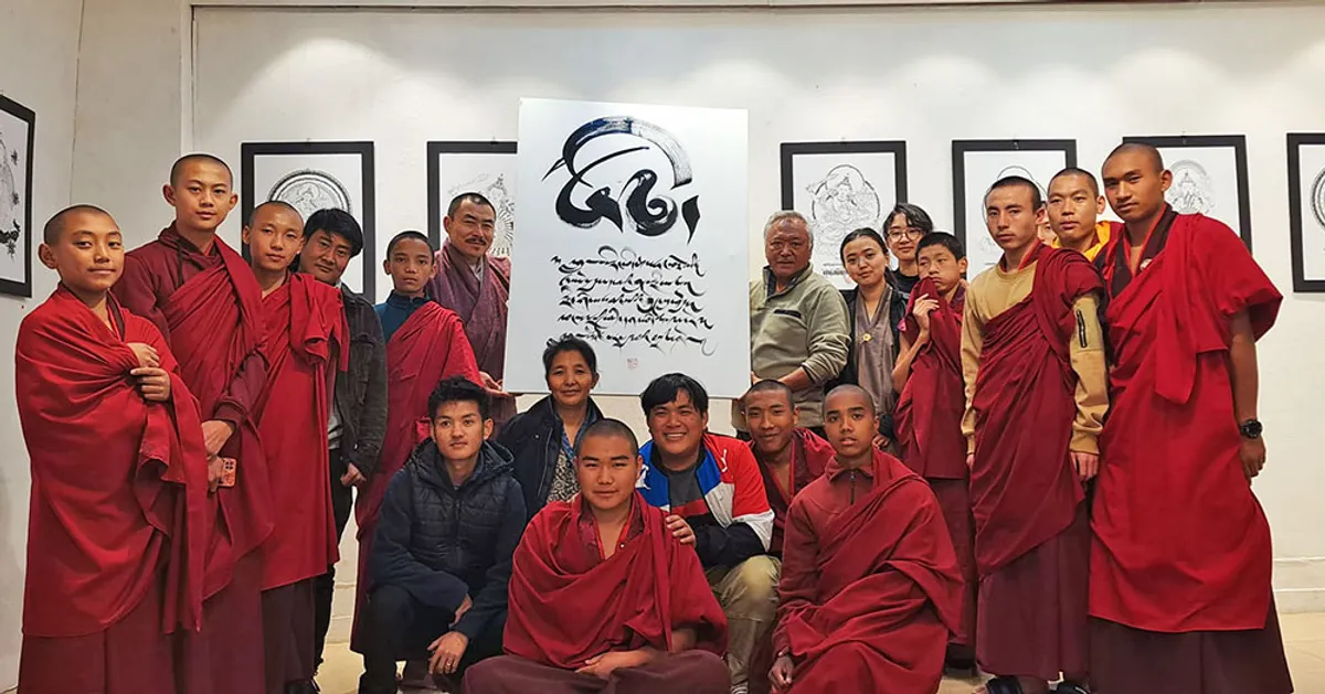 Cover image for Dharma Artist inspires youth to embrace Dzongkha script